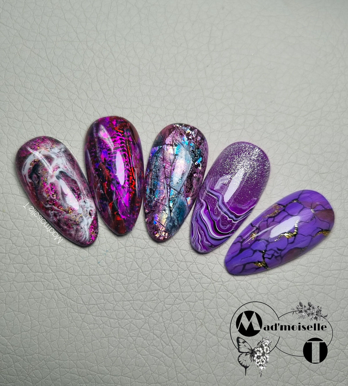 Formation Nail art technique STONE EFFECT - Mad’moiselle T Nail Shop
